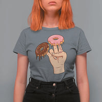 2 In The Pink 1 In The Stink T Shirt For Women Funny Donut Adult Humor