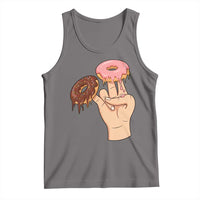2 In The Pink 1 In The Stink Tank Top Funny Donut Adult Humor