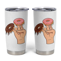 2 In The Pink 1 In The Stink Tumbler Cup Funny Donut Adult Humor