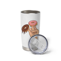 2 In The Pink 1 In The Stink Tumbler Cup Funny Donut Adult Humor