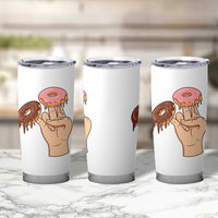 2 In The Pink 1 In The Stink Tumbler Cup Funny Donut Adult Humor