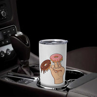 2 In The Pink 1 In The Stink Tumbler Cup Funny Donut Adult Humor