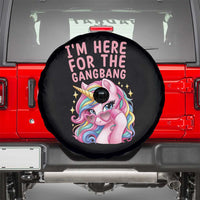 Funny Adult Humor Spare Tire Cover I Am Here For The Gangb*ng