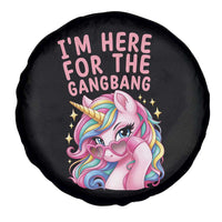 Funny Adult Humor Spare Tire Cover I Am Here For The Gangb*ng
