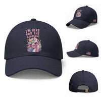 Funny Adult Humor Baseball Cap I Am Here For The Gangb*ng