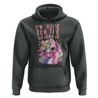 Funny Adult Humor Hoodie I Am Here For The Gangb*ng