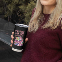 Funny Adult Humor Tumbler Cup I Am Here For The Gangb*ng
