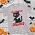 Killer Black Cat Halloween T Shirt Follow Your Dreams - Wonder Print Shop