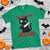 Killer Black Cat Halloween T Shirt Follow Your Dreams - Wonder Print Shop