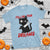 Killer Black Cat Halloween T Shirt Follow Your Dreams - Wonder Print Shop