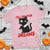 Killer Black Cat Halloween T Shirt Follow Your Dreams - Wonder Print Shop