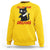 Killer Black Cat Halloween Sweatshirt Follow Your Dreams - Wonder Print Shop