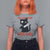 Killer Black Cat Halloween T Shirt For Women Follow Your Dreams - Wonder Print Shop