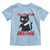 Killer Black Cat Halloween Toddler T Shirt Follow Your Dreams - Wonder Print Shop