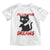 Killer Black Cat Halloween Toddler T Shirt Follow Your Dreams - Wonder Print Shop