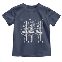 Emergency Room RN Nurse Halloween Toddler T Shirt Dancing Skeleton - Wonder Print Shop