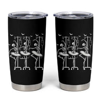 Emergency Room RN Nurse Halloween Tumbler Cup Dancing Skeleton