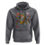 Day Of The Dead Skeleton Hoodie Playing Guitar With Dog Mexican Festival - Wonder Print Shop
