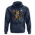 Day Of The Dead Skeleton Hoodie Playing Guitar With Dog Mexican Festival - Wonder Print Shop