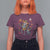 Day Of The Dead Skeleton T Shirt For Women Playing Guitar With Dog Mexican Festival - Wonder Print Shop