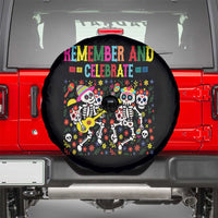 Dia De Los Muertos Skeleton Spare Tire Cover Remember And Celebrate Mexican Festival - Wonder Print Shop