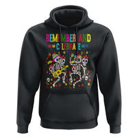 Dia De Los Muertos Skeleton Hoodie Remember And Celebrate Mexican Festival - Wonder Print Shop