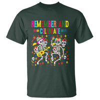 Dia De Los Muertos Skeleton T Shirt Remember And Celebrate Mexican Festival - Wonder Print Shop
