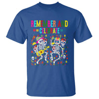Dia De Los Muertos Skeleton T Shirt Remember And Celebrate Mexican Festival - Wonder Print Shop