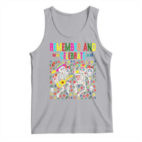 Dia De Los Muertos Skeleton Tank Top Remember And Celebrate Mexican Festival - Wonder Print Shop