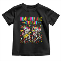 Dia De Los Muertos Skeleton Toddler T Shirt Remember And Celebrate Mexican Festival - Wonder Print Shop