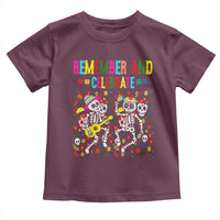 Dia De Los Muertos Skeleton Toddler T Shirt Remember And Celebrate Mexican Festival - Wonder Print Shop