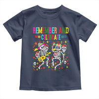 Dia De Los Muertos Skeleton Toddler T Shirt Remember And Celebrate Mexican Festival - Wonder Print Shop
