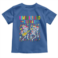 Dia De Los Muertos Skeleton Toddler T Shirt Remember And Celebrate Mexican Festival - Wonder Print Shop