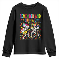 Dia De Los Muertos Skeleton Youth Sweatshirt Remember And Celebrate Mexican Festival - Wonder Print Shop