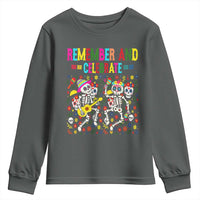Dia De Los Muertos Skeleton Youth Sweatshirt Remember And Celebrate Mexican Festival - Wonder Print Shop