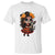 Day Of The Dead Latina T Shirt Cute Girl With Skeleton Kitten Floral Skull - Wonder Print Shop