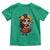 Day Of The Dead Latina Toddler T Shirt Cute Girl With Skeleton Kitten Floral Skull - Wonder Print Shop