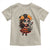 Day Of The Dead Latina Toddler T Shirt Cute Girl With Skeleton Kitten Floral Skull - Wonder Print Shop