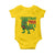 Christmas Dinosaur Baby Onesie Funny Tree Rex Xmas Light - Wonder Print Shop