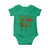 Christmas Dinosaur Baby Onesie Funny Tree Rex Xmas Light - Wonder Print Shop