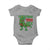 Christmas Dinosaur Baby Onesie Funny Tree Rex Xmas Light - Wonder Print Shop