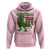 Christmas Dinosaur Hoodie Funny Tree Rex Xmas Light - Wonder Print Shop