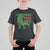 Christmas Dinosaur T Shirt For Kid Funny Tree Rex Xmas Light - Wonder Print Shop