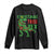 Christmas Dinosaur Long Sleeve Shirt Funny Tree Rex Xmas Light - Wonder Print Shop
