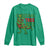 Christmas Dinosaur Long Sleeve Shirt Funny Tree Rex Xmas Light - Wonder Print Shop