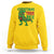 Christmas Dinosaur Sweatshirt Funny Tree Rex Xmas Light - Wonder Print Shop