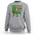 Christmas Dinosaur Sweatshirt Funny Tree Rex Xmas Light - Wonder Print Shop