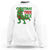 Christmas Dinosaur Sweatshirt Funny Tree Rex Xmas Light - Wonder Print Shop