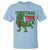 Christmas Dinosaur T Shirt Funny Tree Rex Xmas Light - Wonder Print Shop