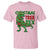 Christmas Dinosaur T Shirt Funny Tree Rex Xmas Light - Wonder Print Shop